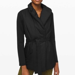 Women’s Black Belted Wrap Jacket